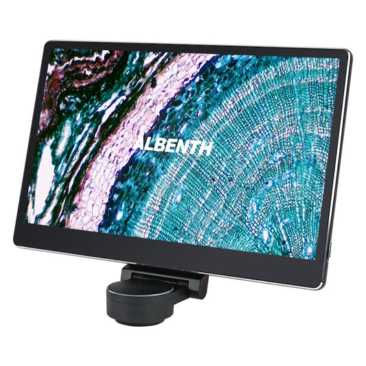 Albenth 11.6 Inch Touchscreen Built-in 16MP Microscope Camera With Windows 11 System USB, HDMI, Ethemet Port For Stereo Biological Microscope