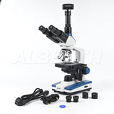 Albenth 40X-2500X Professional LED Brightfield Trinocular Digital Biological Microscope With 5.1MP USB Camera Albenth 40X-2500X Professional LED Brightfield Trinocular Digital Biological Microscope With 5.1MP USB Camera
