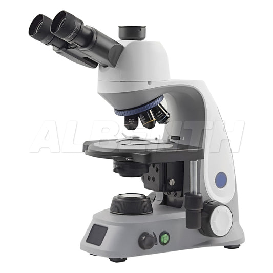 Albenth 40X-1000X Trinocular Infinity Plan Achromatic Compound Biological Microscope With Display Screen For Clinical Laboratory