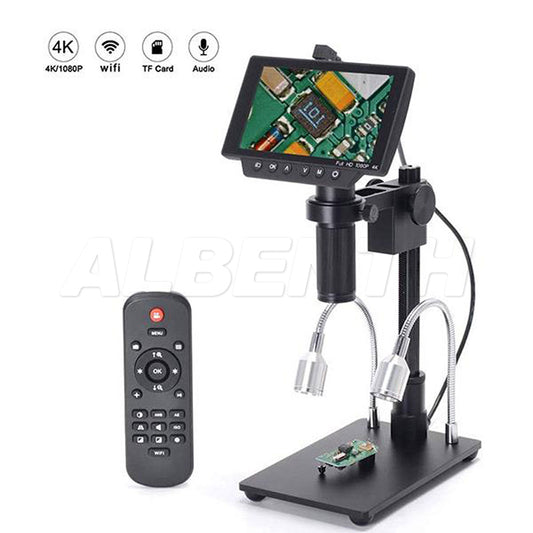 Albenth 5'' Screen 2160P 16MP HDMI USB WiFi Digital Microscope