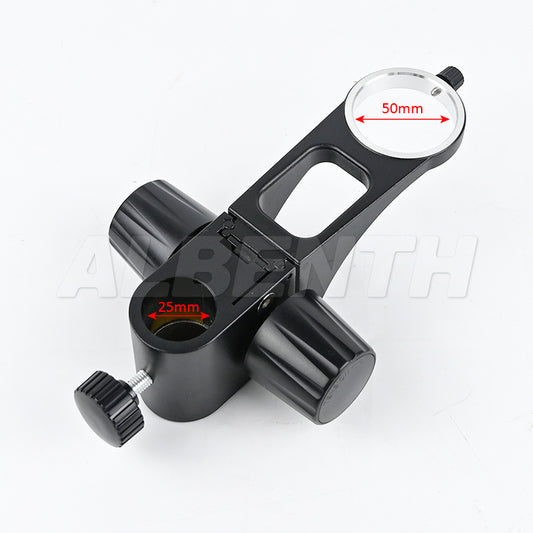 Albenth QW12 Stereo Microscope Coarse Focus Block with 50mm Focus Ring 25mm Tube Mount