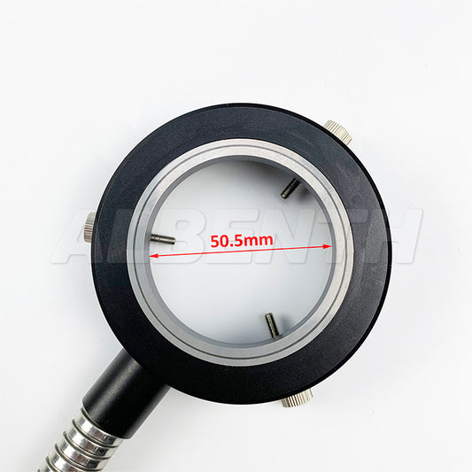 Albenth 20W Fiber Optic Microscope O-Ring Light Illuminator With Inner Diameter 58.53mm