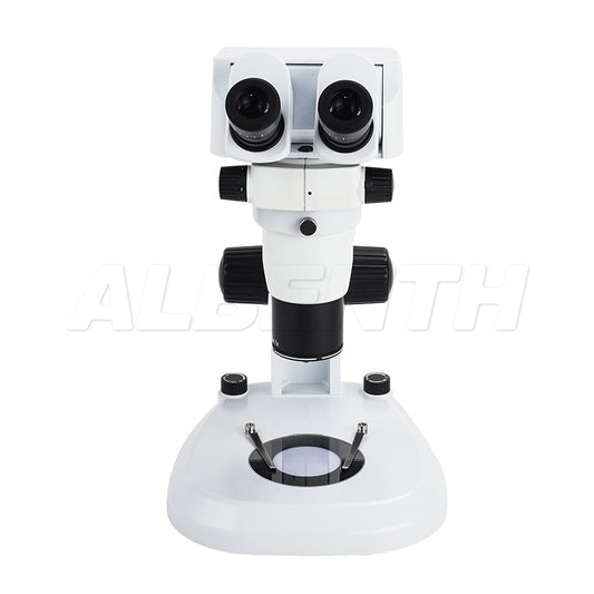 Albenth 8X-50X Infinity Parallel Binocular Stereo Microscope Track Stand Microscopes