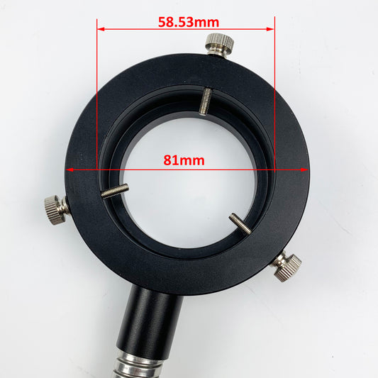 Albenth 20W Fiber Optic Microscope O-Ring Light Illuminator With Inner Diameter 58.53mm