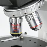 Albenth 40X-500X Trinocular Polarizing Microscope With LED Transmitting Reflecting Illumination Albenth 40X-500X Trinocular Polarizing Microscope With LED Transmitting Reflecting Illumination