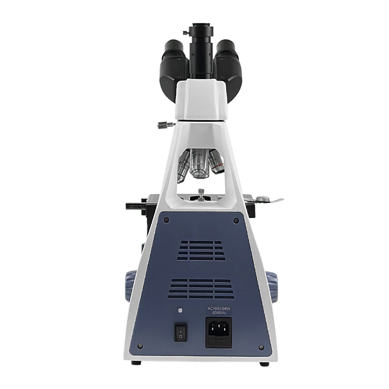 Albenth 40X-1000X Trinocular Biological Microscopes With 3W LED, Abbe Condenser, Double Layer Mechanical Stage Albenth 40X-1000X Trinocular Biological Microscopes With 3W LED, Abbe Condenser, Double Layer Mechanical Stage