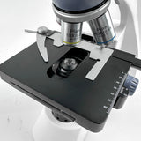 Albenth 40X-1000X Trinocular Biological Microscopes With 3W LED, Abbe Condenser, Double Layer Mechanical Stage Albenth 40X-1000X Trinocular Biological Microscopes With 3W LED, Abbe Condenser, Double Layer Mechanical Stage