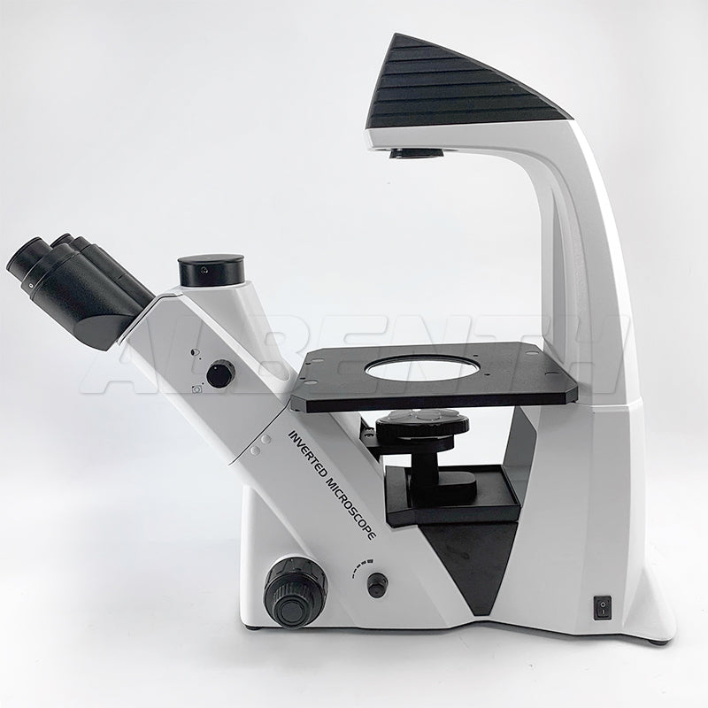 Albenth Inverted Biological Microscope for Laboratory Observation and Cultivation for Cell Tissue Albenth Inverted Biological Microscope for Laboratory Observation and Cultivation for Cell Tissue