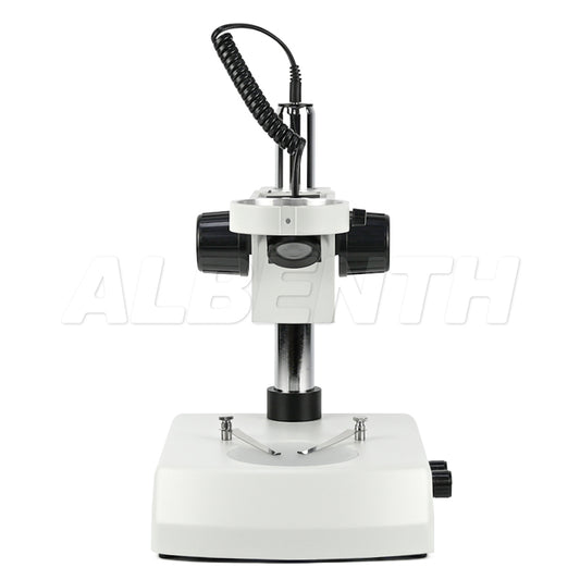 Albenth VL2 Square Microscope Post Stand - 76mm Coarse Focus Rack and Top and Bottom LED Light (Separate Dimmable)