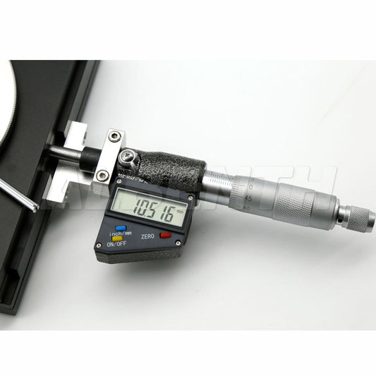 Albenth XY 25x25mm Mechanical Measurement Stage for Microscopes with Digital Micrometer Head and stage clips