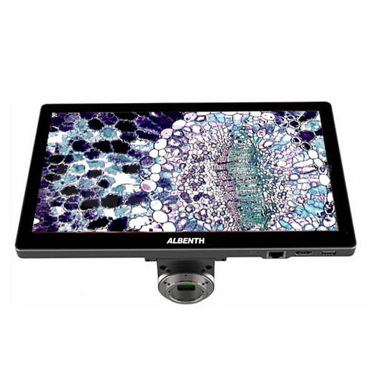 Albenth 11.6 inch Touchscreen Built-in 16.0MP Microscope Camera With Windows 10 Operating System USB, HDMI, for Microscopes