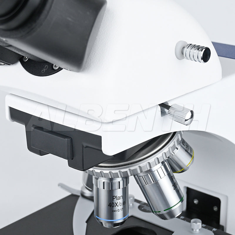 Albenth 40X-1000X Biological Trinocular Microscope With Infinity Optical System Albenth 40X-1000X Biological Trinocular Microscope With Infinity Optical System