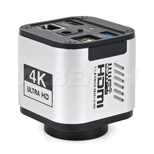 4K UHD 30FPS WiFi Digital Microscope Camera With HDMI, USB, WiFi LAN Output, C-mount For Industrial Detection