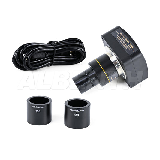 Albenth 5.1MP USB2.0 Color CMOS C-Mount Microscope Camera with Measurement Software