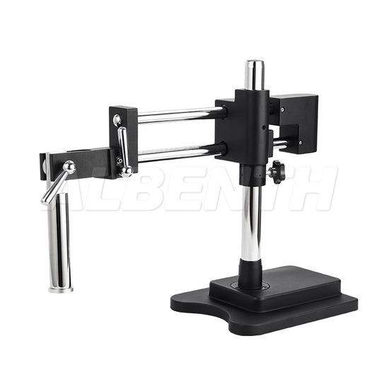 Double Arm Boom Stand for Stereo Microscopes - with 76mm Focus Block - Free Shipping