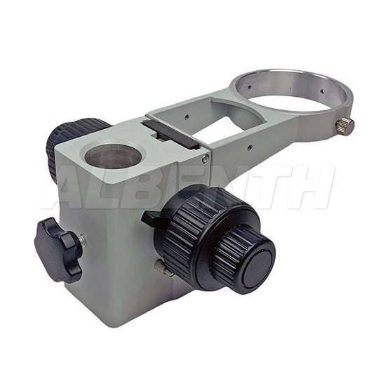 Albenth QW05 Stereo Microscope Coarse And Fine Focus Block with 76mm Focus Ring 32mm Tube Mount