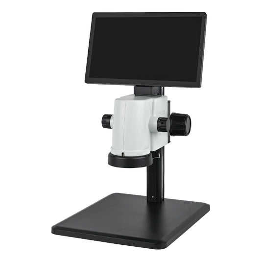 0.7X-4.5X Zoom Range Video Stereo Microscope Built-in 5MP Camera With 12 Inch LCD Screen