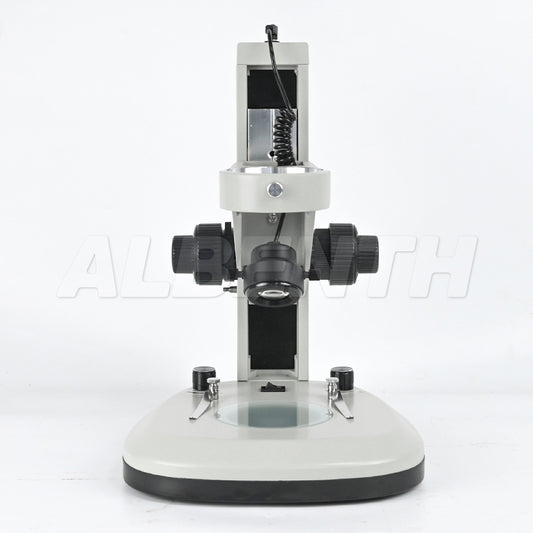 Microscope Track Stand With Coarse Fine Adjustment 76mm Focusing Rack Top and Bottom LED Light (Separate Dimmable) For Stereo Microscope