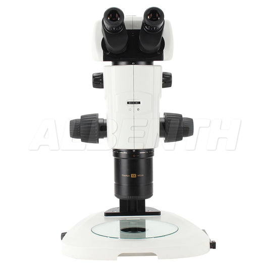 Albenth 7.5-135X Research Grade Stereo Trinocular Microscope With Track Stand and Main objective