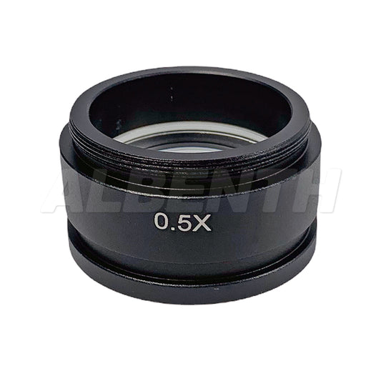 Albenth 0.5X Auxiliary Lens for 0.7x-5.0x Single Zoom Lens Stereo Microscopes