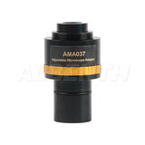 AMA037 0.37X 0.5X 0.75X 1X Focusable Microscope Eyepiece C-Mount Adapter Lens to 23.2mm Interface For Video Microscope Camera