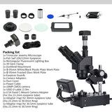 Albenth 10X-40X Jewelry Gem Trinocular Stereo Microscope With 3.1MP/5.1MP/10MP USB2.0 Camera