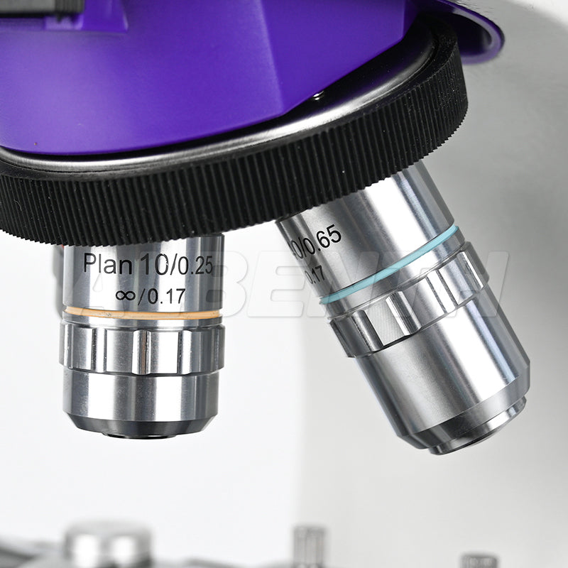 40x-2500x DIN Achromatic Objective Trinocular Laboratory Compound Microscope With 5.0MP LCD Touch Pad Screen