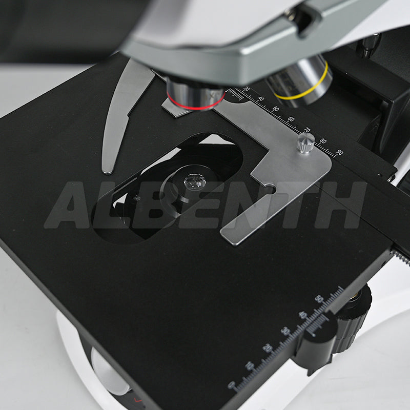 Albenth Trinocular Infinity  Biologique Microscope 40X-1000X Magnification With LED Light For Schools, Laboratories