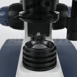 SWIFT SW350T Trinocular Compound Microscope SW350T, 40X-2500X Magnification With 2MP/4MP 10.1'' LCD Microscope Camera Siedentopf Head, Research-Grade, Two-Layer Mechanical Stage