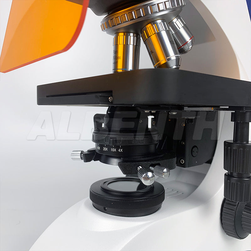 40X-1000X Fluorescence Microscope Transmission Reflection With 3W LED Lamp, 100W Mercury Lamp