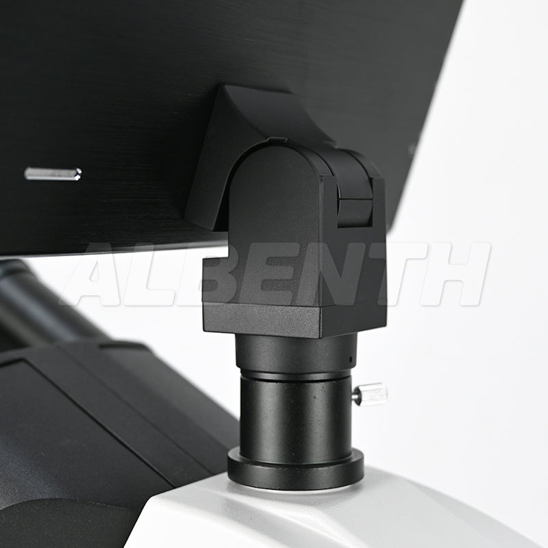 40x-2500x DIN Achromatic Objective Trinocular Laboratory Compound Microscope With 5.0MP LCD Touch Pad Screen