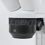 Albenth 10X-30X Educational Stereo Digital Binocular Stereo Microscope Handle Portable With Triple Turntable Objective For School Educational Child