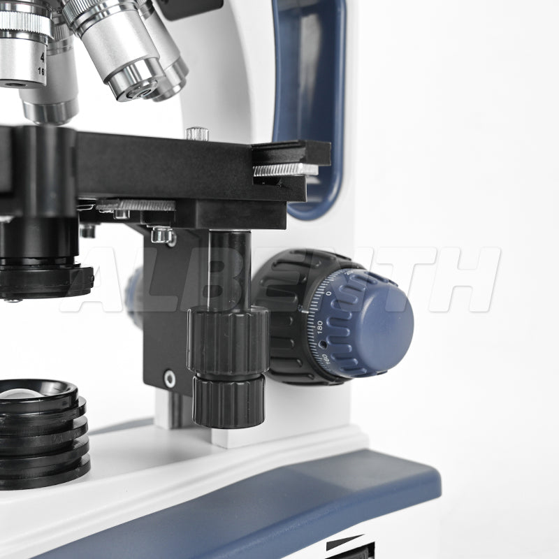 SWIFT SW350T Trinocular Compound Microscope SW350T, 40X-2500X Magnification With 2MP/4MP 10.1'' LCD Microscope Camera Siedentopf Head, Research-Grade, Two-Layer Mechanical Stage