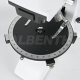 Albenth 40X-400X Transmitting Reflecting Polarizing Trinocular Microscope With Revolving Round Stage LED Illumination