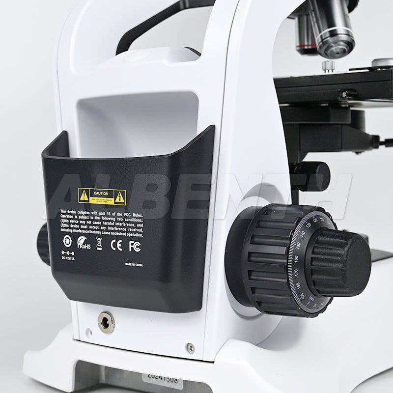 Albenth Trinocular Infinity  Biologique Microscope 40X-1000X Magnification With LED Light For Schools, Laboratories