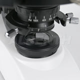 Albenth 40X-400X Transmitting Reflecting Polarizing Trinocular Microscope With Revolving Round Stage LED Illumination
