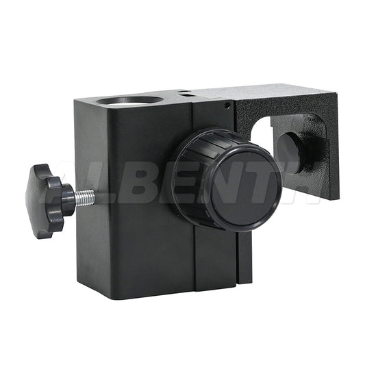 Stereomikroskop schwarz grob Fokusblock mit 76mm Fokussierring - 5/8in Montagebolzen