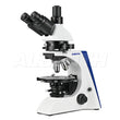 Albenth 40X-400X Transmitting Polarizing Trinocular Microscope Revolving Round Stage Halogen Illumination