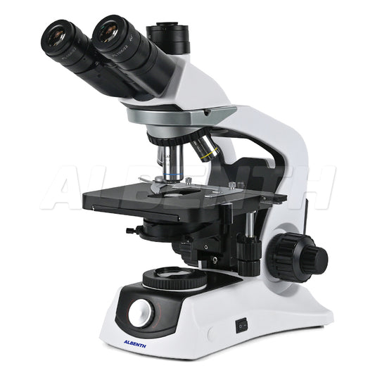 Albenth Trinocular Infinity  Biologique Microscope 40X-1000X Magnification With LED Light For Schools, Laboratories