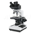 Albenth 40X-1600X Trinocular Biological Achromatic Microscope With Double Layer Mechanical Stage 1W LED Light, 1X Camera Adapter