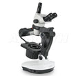 Albenth 6.7X-45X Magnification Professional Advanced Jewel Gem Zoom Binocular Stereo Microscope on Track Stand