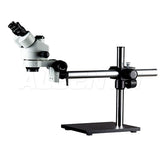 Trinocular Boom stand stereo microscope, 420mm Horizontal moving
