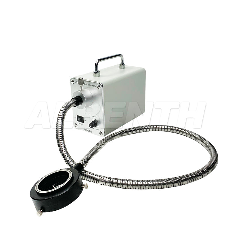 Albenth 20W Fiber Optic Microscope O-Ring Light Illuminator With Inner Diameter 58.53mm
