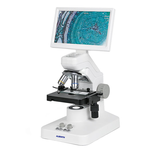 Albenth 40X-1000X LCD Hd Digital Biological Microscope with 7-inch LCD Electronic Digital Portable Microscope