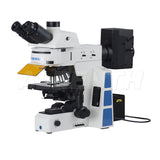 40X-1000X Lab Biological Fluorescence Microscope With Apochromatic Fluorescence Objective, 12V/100W Halogen Lamp, 100W Mercury Lamp