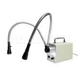 Albenth 50W Fiber Optic Dual Gooseneck Microscope Light Illuminator