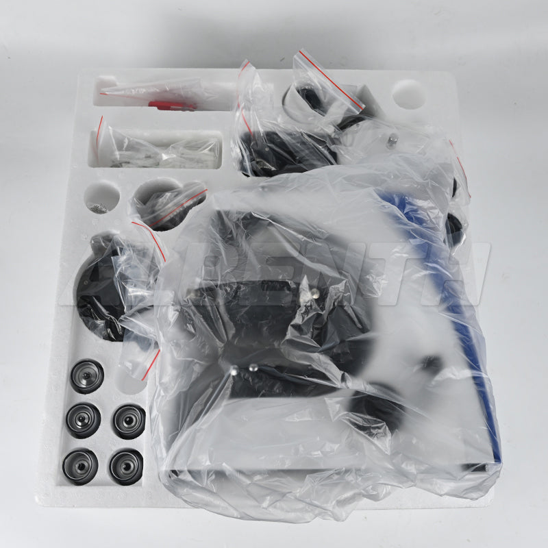 Albenth 40X-400X Transmitting Reflecting Polarizing Trinocular Microscope With Revolving Round Stage LED Illumination