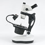 Albenth 6.7X-45X Magnification Professional Advanced Jewel Gem Zoom Binocular Stereo Microscope on Track Stand