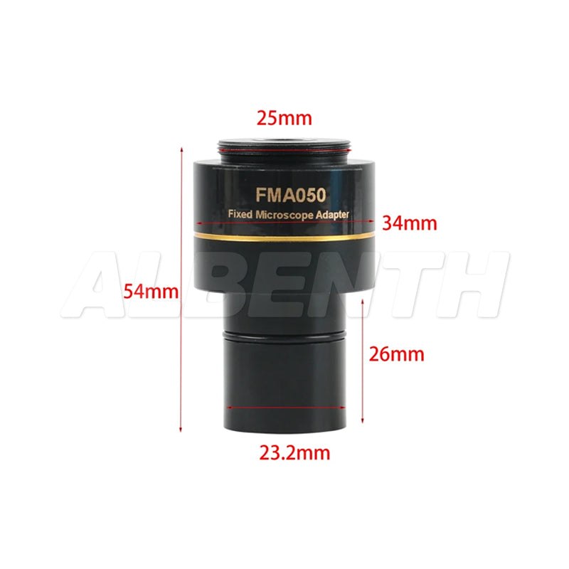 FMA037 0.37X 0.5X 0.75X Microscope Eyepiece C-Mount Adapter Lens to 23.2mm Interface For Video Microscope Camera