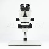 Albenth 7-45X Trinocular Zoom Stereo Microscope with Super Large Stand